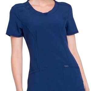 Cherokee Infinity Scrub Top, Navy - Medium